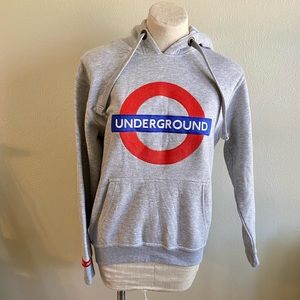 Gray London Underground Hoodie